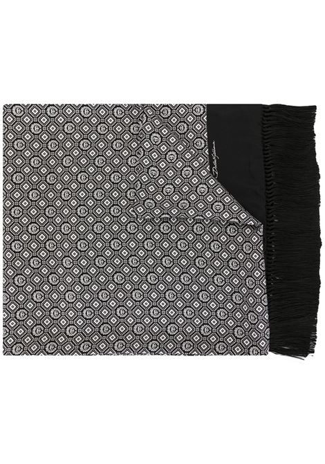 Black silk twill scarf with print DOLCE & GABBANA | GQ217E-G0WOCN0004